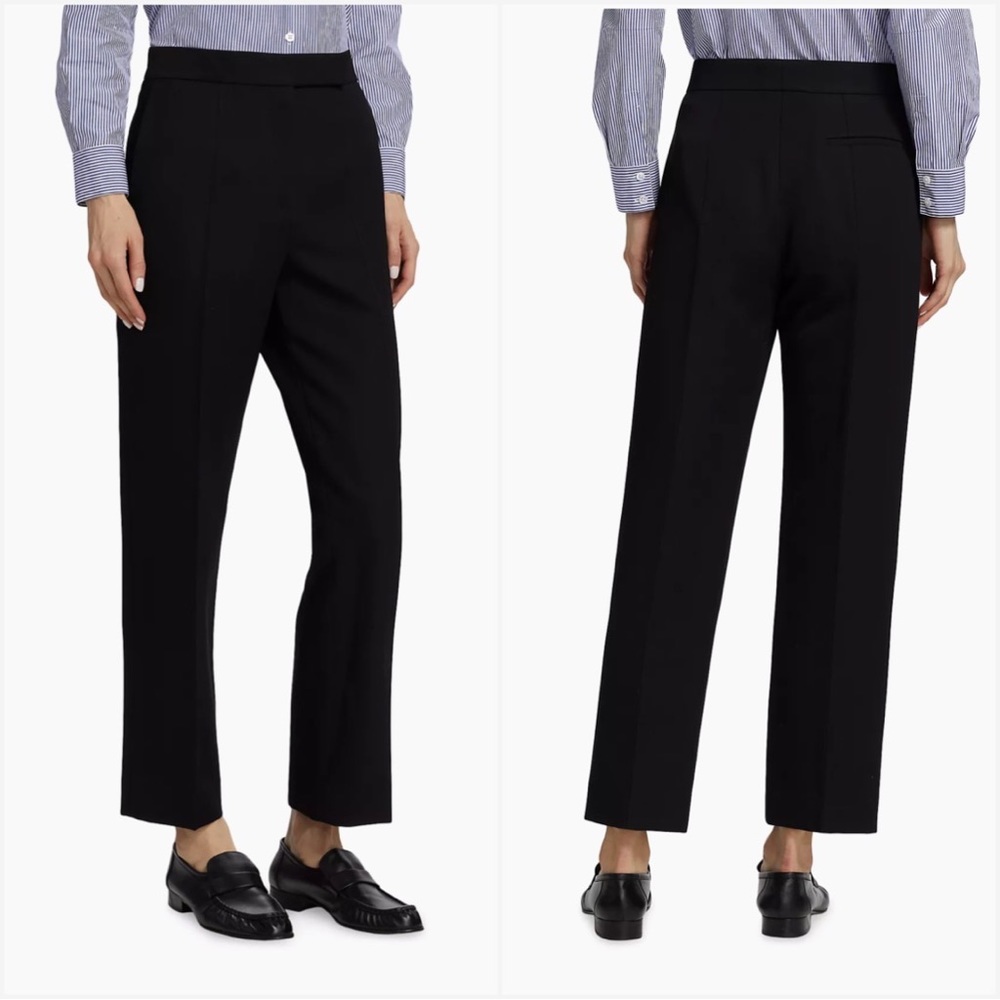 Frontrow • women’s tapered straight leg black trousers sz 00 / 24